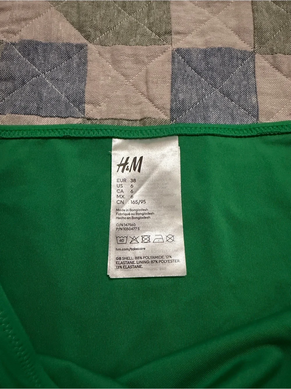 H&M vivid green